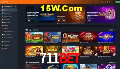 Biblioteca de slots populares na 711Bet